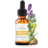 Vitality Extracts Hair Envy Essential Oil Blend - 100% Pure Therapeutic Grade for Shine, Softness & Strength