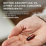 Solgar Full Spectrum Curcumin Liquid Extract Supplement - 60 Softgels