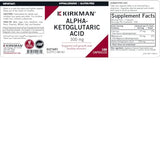 Kirkman Alpha Ketoglutaric Acid 300 mg - 100 Capsules for Energy Metabolism