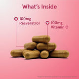 Jarrow Formulas Resveratrol 100mg - Potent Antioxidant, 60 Veg Caps