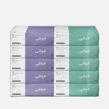 Govyy Ultra-Soft 3-Ply Facial Tissues - 50 Boxes of 300 Sheets | Cotton-Like Feel for Sensitive Skin Daily Use