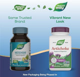 Nature's Way Artichoke Premium Extract, Supports Digestion*, Non-GMO Project Verified, Vegan, Gluten-Free, 60 Capsules (Packaging May Vary)