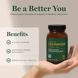 Global Healing Oxy-Powder Colon Cleanse, Constipation Relief for Women & Men, Magnesium Oxide Colon Cleanser & Detox for Weight Loss, Gut Cleanse Detox for Women and Men