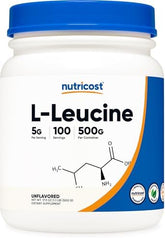 Nutricost Pure L-Leucine Powder - Muscle Building & Recovery (500g)