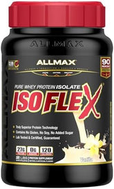 ALLMAX, ISOFLEX®, Pure Whey Protein Isolate, Vanilla, 2 lbs (907 g)