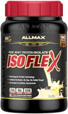 ALLMAX ISOFLEX Whey Protein Isolate, Vanilla, 2 lbs – pure, fast-absorbing protein for muscle recovery and growth