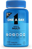 One A Day Men S Multivitamin Gluten Free Supplement With Vitamins A C D E Zinc B12 Calcium More 200 Count