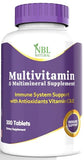 NBL NATURAL Adult Multivitamin for Women and Men - 300 Tablets