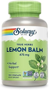 Solaray Lemon Balm: Calming & Relaxing Herbal Supplement