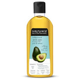 Soulflower Avocado Carrier Oil - 100% Pure Organic Cold Pressed Oil for Hair Growth, Face & Skin Care - 200ml