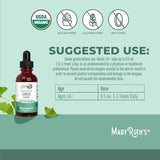 MaryRuth's Ginkgo Leaf Liquid Drops - USDA Organic Nootropic Supplement for Brain & Circulatory Health (60 Servings)