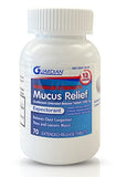 Guardian Maximum Strength Mucus Relief 12 Hour, Guaifenesin 1200mg Expectorant (70 Tablets)
