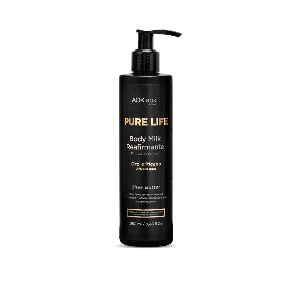 AOKlabs Body Milk Firming Moisturizing Cream 250ml - High Sheabutter Antioxidant Body Lotion for All Skin Types