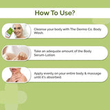 The Derma Co 1% Salicylic Acid Daily Exfoliating Body Serum Lotion for Rough & Bumpy Skin 250 ml