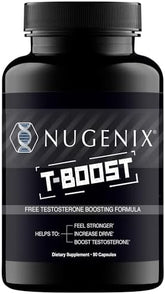 Nugenix T Boost - Free Testosterone Booster Supplement for Men, 90 Count