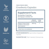 Eclectic Institute Cranberry 300mg Capsules for Urinary Tract Health - 120 Count