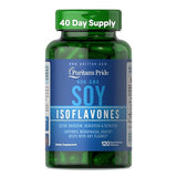 Puritans Pride Soy Isoflavones 750 Mg for Menopause Relief 120 Count