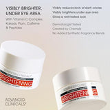 Advanced Clinicals Vitamin C + Caffeine Eye Balm for Dark Circles & Puffiness