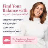 Myo-Inositol & D-Chiro Inositol Powder - 40:1 Ratio for Hormone Balance & Ovarian Health - 30 Servings