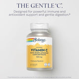 Solaray Buffered Vitamin C 500mg with Bioflavonoids - 100 Veg Capsules