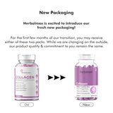 Herbal Max Collagen 800mg Tablets for Skin, Hair, Joints & Nails, 60 Count