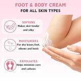 40% Urea Cream for Dry Foot & Cracked Heels - Moisturizing Repair with Hyaluronic Acid & Salicylic Acid
