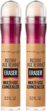 Maybelline Instant Age Rewind Eraser Dark Circles Treatment Concealer - Caramel, 0.2 Fl Oz (Pack of 2)