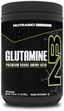 NutraBio L-Glutamine: Pure Amino Acid Powder (500g)