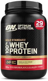Optimum Nutrition, Gold Standard® 100% Whey, Vanilla Ice Cream, 1.98 lb (899 g)