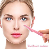Funi 6Pcs Eyebrow Razor - Professional Dermaplaning Tool for Face & Body Hair Removal (3 Colors)