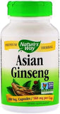 Nature's Way Asian Ginseng - 560 mg, 100 Veggie Caps for Energy & Mental Clarity