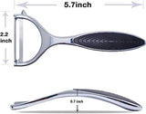 CW Rotary Vegetable & Fruit Peeler - Stainless Steel Blade with Anti-Slip Handle