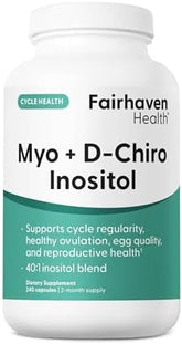 Fairhaven Health, Myo + D-Chiro Inositol, 240 Capsules