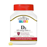 21st Century Vitamin K2 MK-7 | 100 mcg | Supports Bone & Heart Health | 110 Vegetarian Capsules