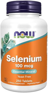 NOW Foods, Selenium, 100 mcg, 250 Tablets