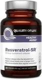 Quality Of Life Powerful Anti Aging All Natural Formula Resveratrol Sr 30 Vegicaps