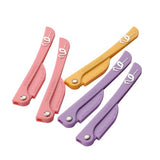 Lawazim 5-Piece Eyebrow Razor Shapers - Foldable Facial Razors & Trimmer