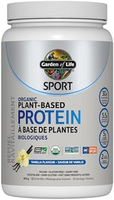 Garden of Life SPORT Organic Plant-Based Protein Powder - Vanilla, 806g