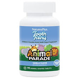Nature's Plus, Source of Life, Animal Parade, Tooth Fairy Probiotic, Children's Chewable, Natural Vanilla Flavor, 90 Animal-Shaped Tablets