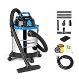 Vacmaster VQ1220SC Vacuum Cleaner - 1250W Industrial Wet/Dry Cleaner with 2-Year Warranty
