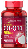 Puritans Pride Q Sorb CoQ10 200 Mg Softgels - Antioxidant Support 240 Count