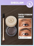 Sheglam Boss Brow Waterproof Pomade - Soft Brown | Long-Lasting Eyebrow Styling