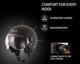 Vega Atom Premium Motorcycle Helmet - Lightweight Safety for Riders