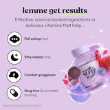 Limi Sleep Gummies - Drug Free with Melatonin, Elderberry, Magnesium, Theanine, Chamomile, Lavender - 60 Count