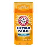 ARM & HAMMER ULTRAMAX Anti-Perspirant Deodorant Solid Cool Blast - 2.6 oz (Pack of 6)