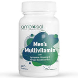 Ambrosial Men's Multivitamin - 120 Tablets for Energy & Immunity