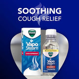 Vicks VapoSteam Medicated Liquid with Camphor, Cough Suppressant (2x 8oz)