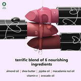 Plum Matterrific Lipstick - Highly Pigmented, Nourishing & 100% Vegan - Pull Me Roser - 121 (Rose Pink Nude)