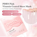 Medicube PDRN Pink Vita Coating Sheet Mask - Collagen & Vitamin B12 for Firmer Skin
