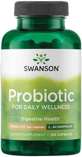 Swanson Probiotic for Daily Wellness - 2 Billion CFU - 120 Capsules